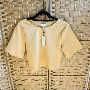 Ripley Rader light beige crop top